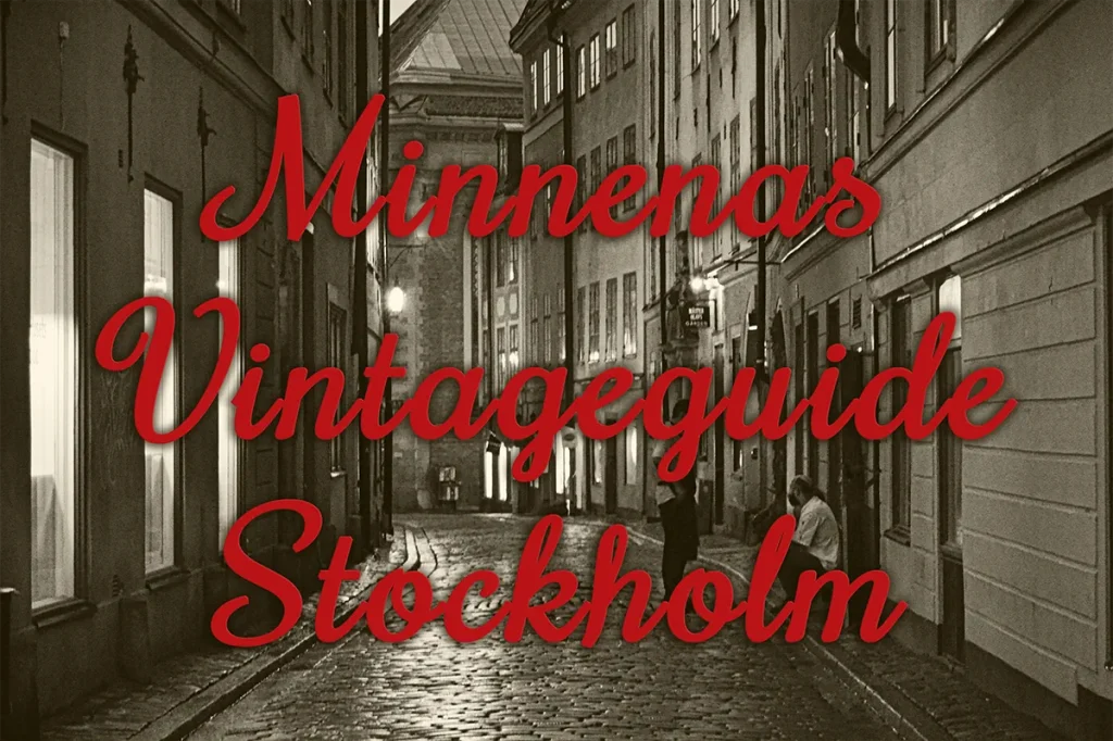 Vintageguide i stockholm